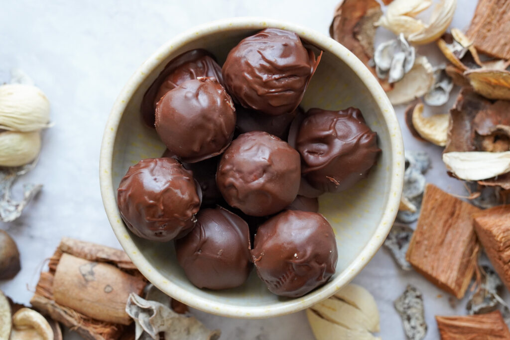 здравословни трюфелови бонбони